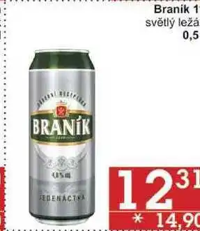 Jip Branik 11 světlý ležák, 0,5 l nabídka