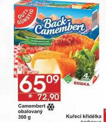 Jip Gut& günstig camembert obalovaný, 300 g nabídka