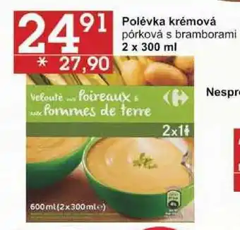Jip Polévka krémová pórková s bramborami, 2 x 300 ml nabídka