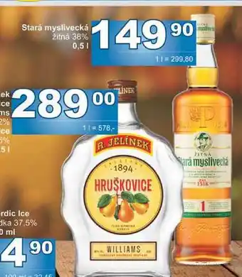 Jip Stará myslivecká žitná 38% 0,5l nabídka