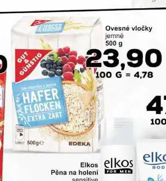 Ovesné vločky jemné 500 g