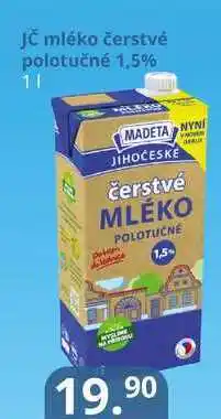 Potraviny CZ Jč mléko čerstvé polotučné 1,5% 1l nabídka
