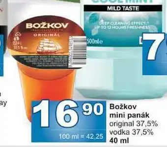 Jip Božkov mini panák original 37,5% 40ml nabídka