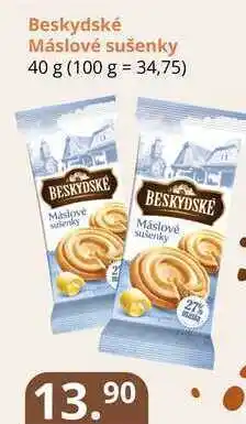 Potraviny CZ Beskydské máslové sušenky 40 g nabídka