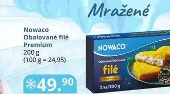 Potraviny CZ Nowaco obalované filé premium 200 g nabídka