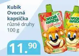 Potraviny CZ Kubík ovocná kapsička různé druhy 100 g nabídka