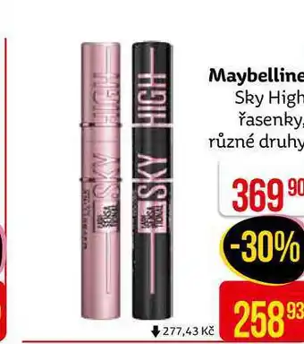 Teta Maybelline sky high řasenka nabídka