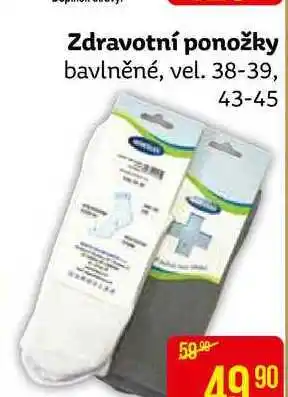 Teta Zdravotní ponožky bavlněné, vel. 38-39, 43-45 nabídka
