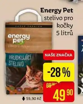 Teta Energy pet stelivo pro kočky 5 litrů nabídka
