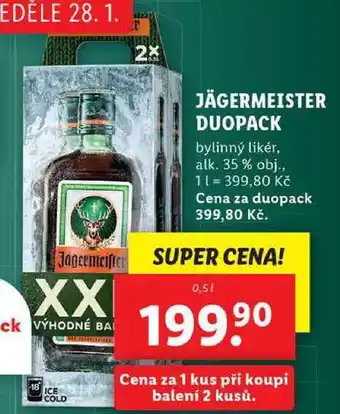 Lidl Jägermeister, 0,5 l nabídka