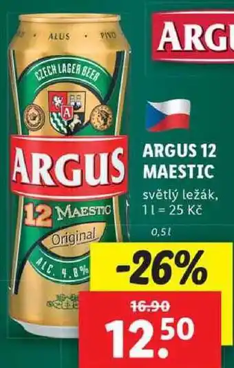 Lidl Argus 12 maestic, 0,5 l nabídka