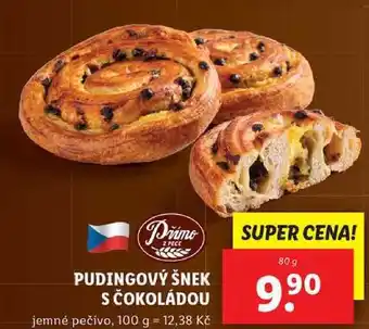 Lidl Pudingový šnek s čokoládou, 80 g nabídka