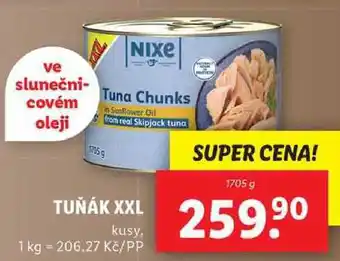 Lidl Tuňák xxl, 1705 g nabídka