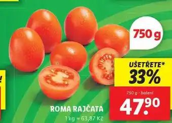 Lidl Roma rajčata, 750 g nabídka