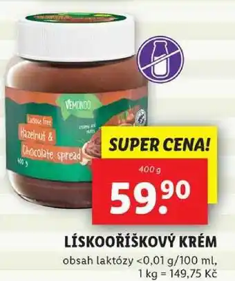 Lidl Lískooříškový krém, 400 g nabídka