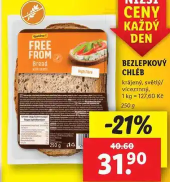 Lidl Bezlepkový chléb, 250 g nabídka
