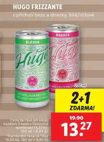 Lidl Hugo frizzante, 200 ml nabídka