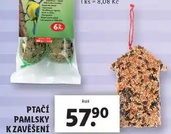 Ptačí pamlsky k zavěšení