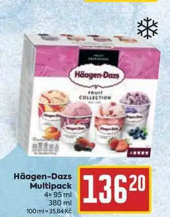 Billa Häagen-dazs multipack 4x 95 ml nabídka