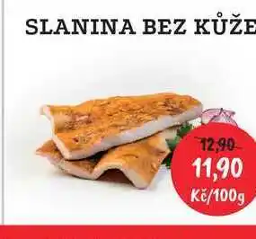 RABBIT řeznictví Slanina bez kůže 100g nabídka