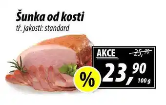 ZEMAN Šunka od kosti tř. jakosti: standard, 100 g nabídka