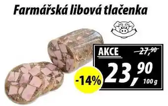 Farmářská libová tlačenka, 100 g