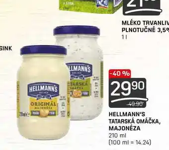 Flop Hellmann's tatarská omáčka 210 ml nabídka