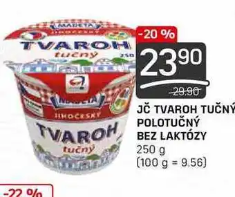 Flop Jč tvaroh tučný polotučný bez laktózy 250 g nabídka