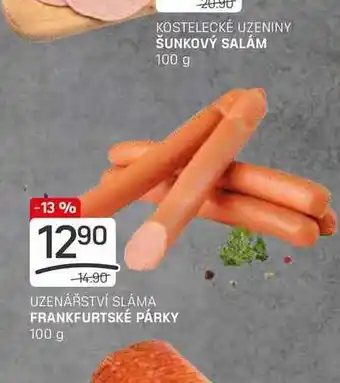 Flop Frankfurtské párky 100g nabídka