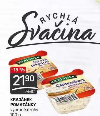 Flop Krajánek pomazánky vybrané druhy 100 g nabídka