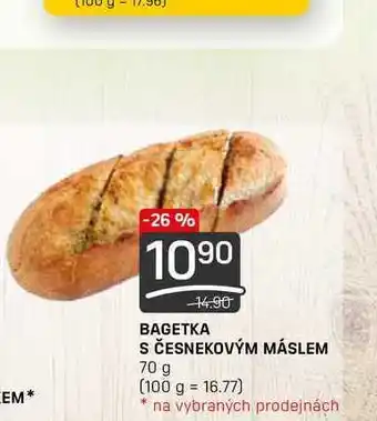 Flop Bagetka s česnekovým máslem 70 g nabídka