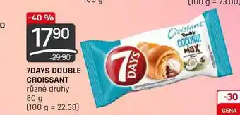 Flop 7days double croissant různé druhy 80 g nabídka