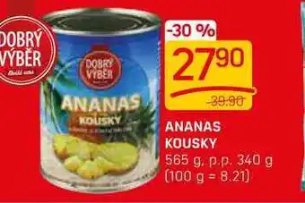 Flop Ananas kousky 565 g. p.p. 340 g nabídka