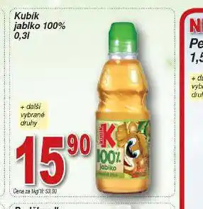 Kubík jablko 100%