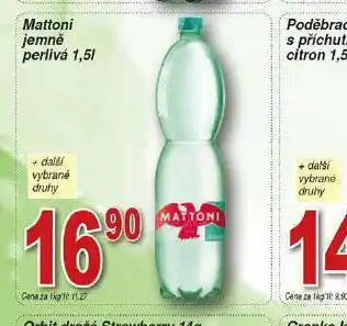Hruška Mattoni jemně perlivá nabídka