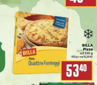 Billa Pizza nabídka