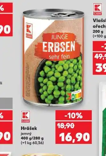 Kaufland Hrášek jemný nabídka