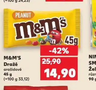 Kaufland M&m´s dražé nabídka