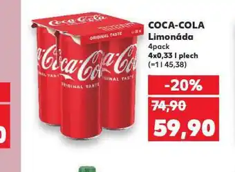 Kaufland Coca cola 4pack nabídka