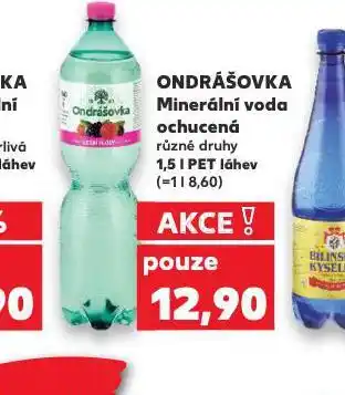 Kaufland Ondrášovka ochucená nabídka