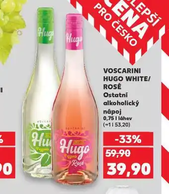 Kaufland Voscarini hugo white / rosé nabídka