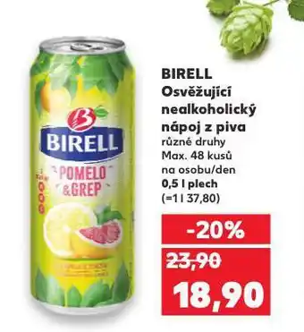 Kaufland Pivo birell nealko nabídka