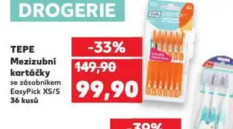 Kaufland Tepe mezizubní kartáčky nabídka