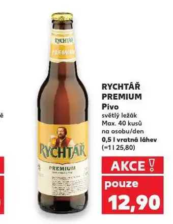 Kaufland Pivo rychtář premium nabídka