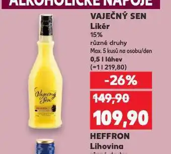 Vaječný sen likér