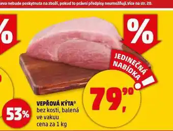 Penny Market Vepřová kýta bez kosti nabídka