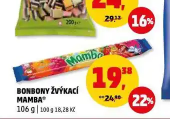 Penny Market Bonbony žvýkací mamba nabídka