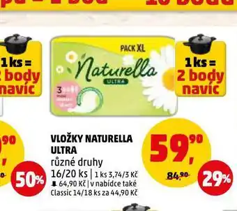 Penny Market Naturella vložky nabídka