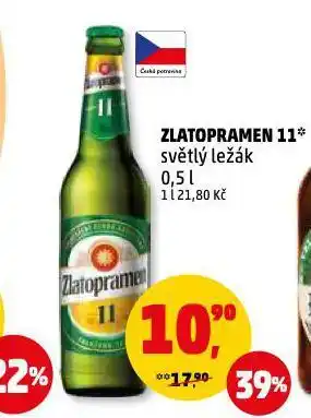 Penny Market Pivo zlatopramen nabídka
