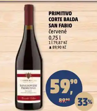 Penny Market Primitivo corte balda nabídka